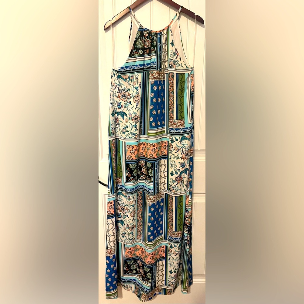 Bohemian Patchwork Maxi Dress